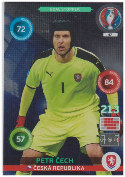 Adrenalyn Xl Uefa Euro 16 Goal Stopper 047 Petr Cech