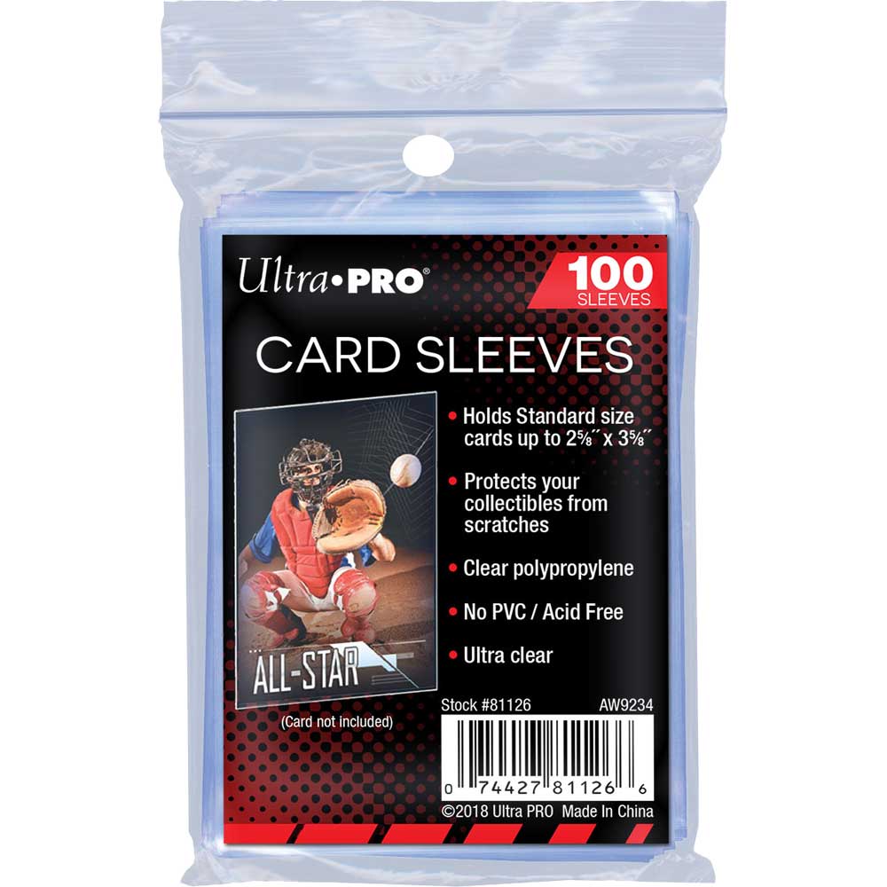Ultra Pro Premium Card Protector Sleeves Penny Plastic Clear 100 ct 