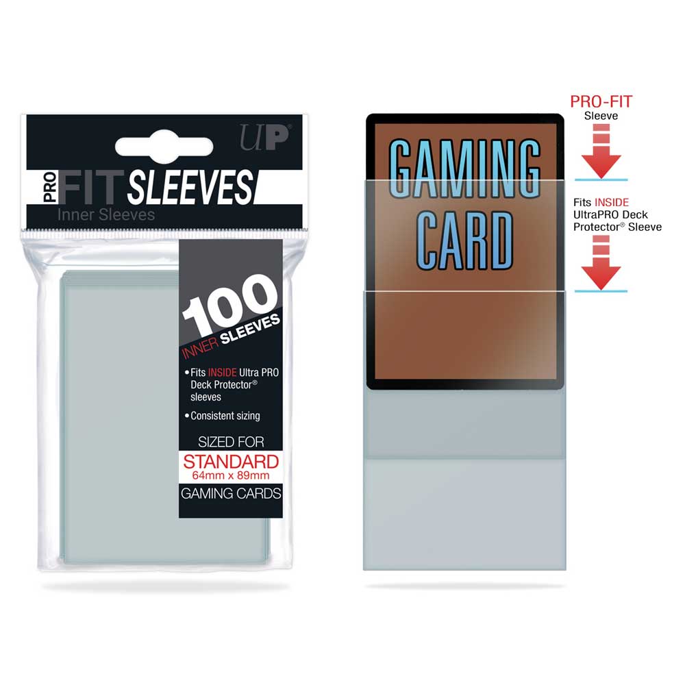 Ultra Pro Standard Deck Clear Protector Sleeves for Gaming Cards 