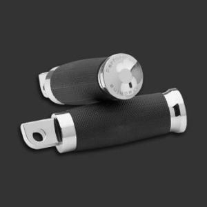 Foot peg set. Contour Rubber