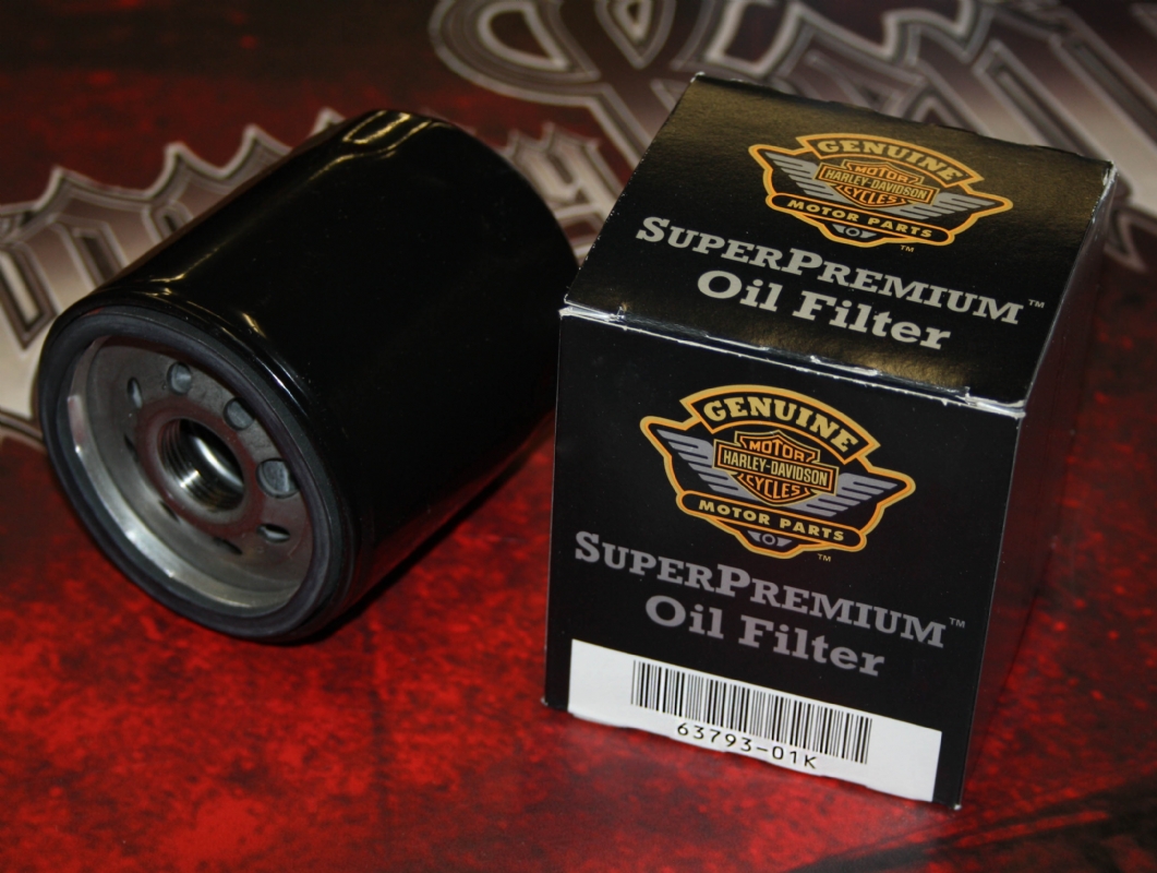 Oil Filter Black. V-Rod