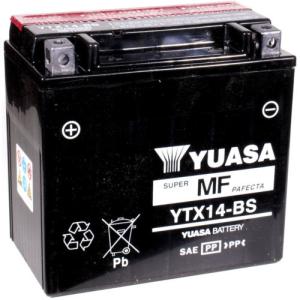 YUASA YTX14BS 02-06 V-Rod, 07 VRSCR, Buell 96-upp