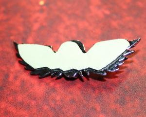 Skull Emblem. Flying skull