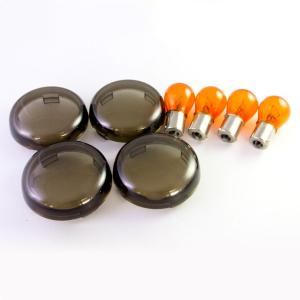 BULLET TURN SIGNAL LENS KIT, SMOKE