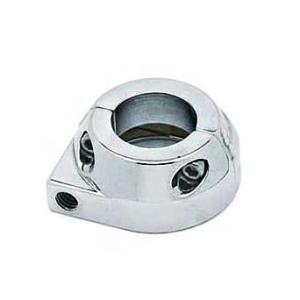CUSTOM THROTTLE CLAMP, SINGLE CABLE. CHROME