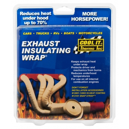 Exhaust Wrap.Brown 2''x 5