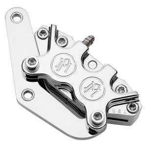 PM, Classic 4-Piston Caliper with Bracket, Front Left Polished