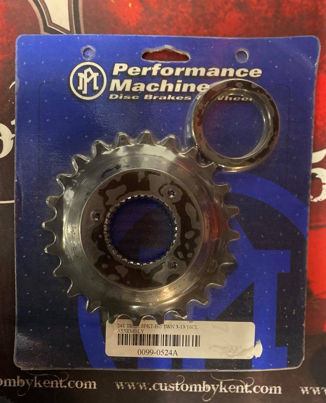 24T TRANS SPROCKET BIG TWIN 3-13/16CL ASSEMBLY