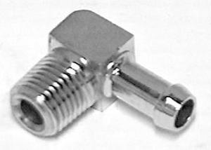 Spigot. Elbow 1/4 NPT 5/16