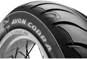 250/40-18 AV92 Cobra Chrome Tire Bak