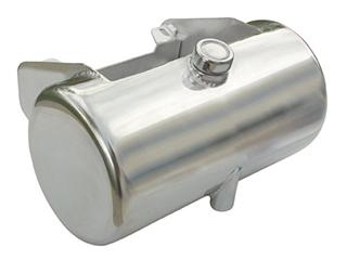 OIL TANK,ROUND SOFTAIL 84-99 CHROME CENTERFILL