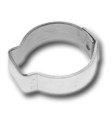 11,18mm CRIMP HOSE CLAMP, 7/16 INCH ID