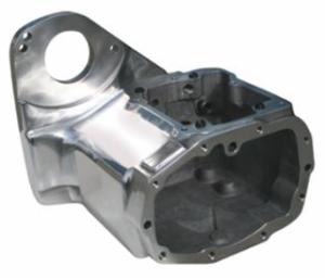 Transmission case, 5-6 speed Softail, Polished with speedo hole