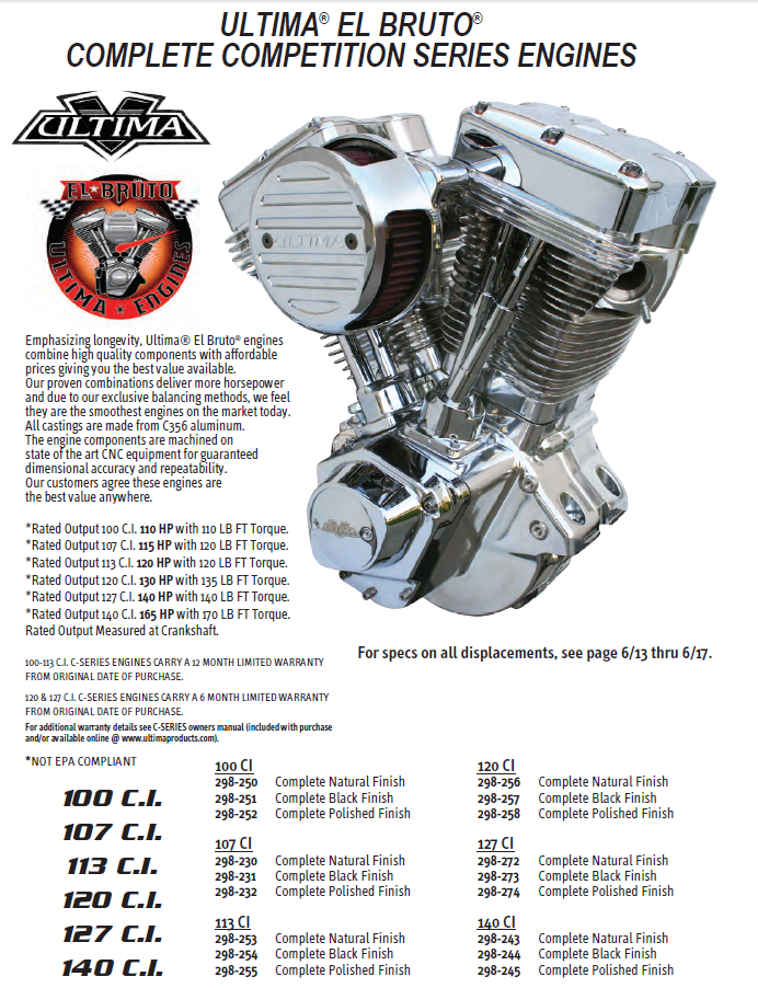 Ultima Engine 113"