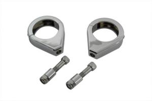 Chrome Turn Signal Clamp Kit 41mm Forks