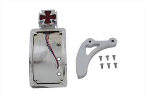 Curved lic plate / tailamp kit maltese chr