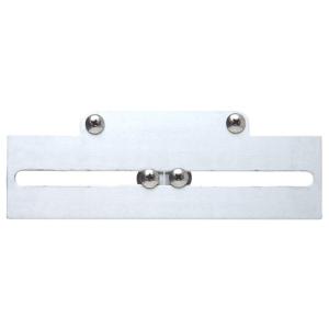 Nummerskyltshållare Silver