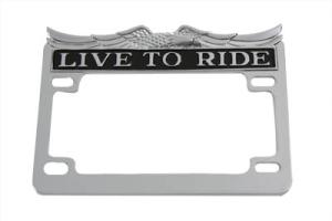 License Plate Frame Chrome
