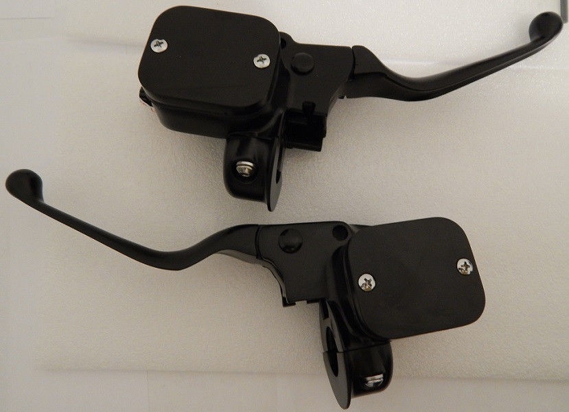Hydraulic clutch & brake handlebar control kit. Black