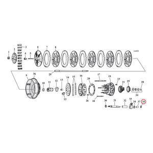 RETAINING RING CLUTCH RELEASE FINGER SHAFT