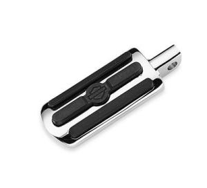 Chrome and Rubber Custom Footpegs