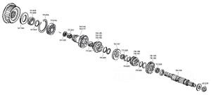 SNAP RING for Counter shaft / Main shaft