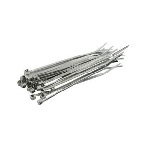 CABLE STRAPS. 4" (10CM). CHROME, MCS