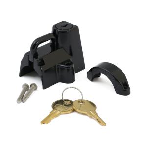 OEM STYLE HELMET LOCK. GLOSS BLACK