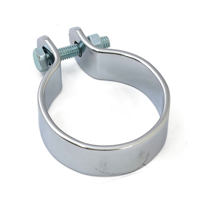 Muffler middle clamp 1-3/4" chrome