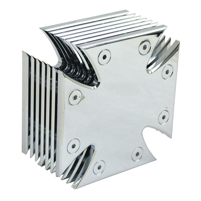 AIR CLEANER, MALTESE CROSS. BILLET