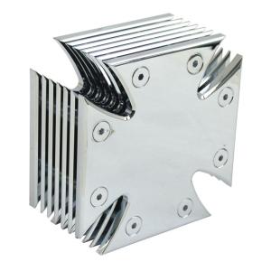 AIR CLEANER, MALTESE CROSS. BILLET