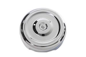 AIR CLEANER COVER, BOBBER STYLE. 7" DIAMETER. CHROME