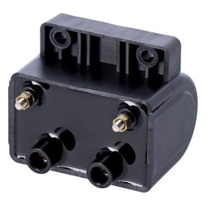 'LATE' OEM STYLE IGNITION COIL. 12V, 4 OHM. BLACK