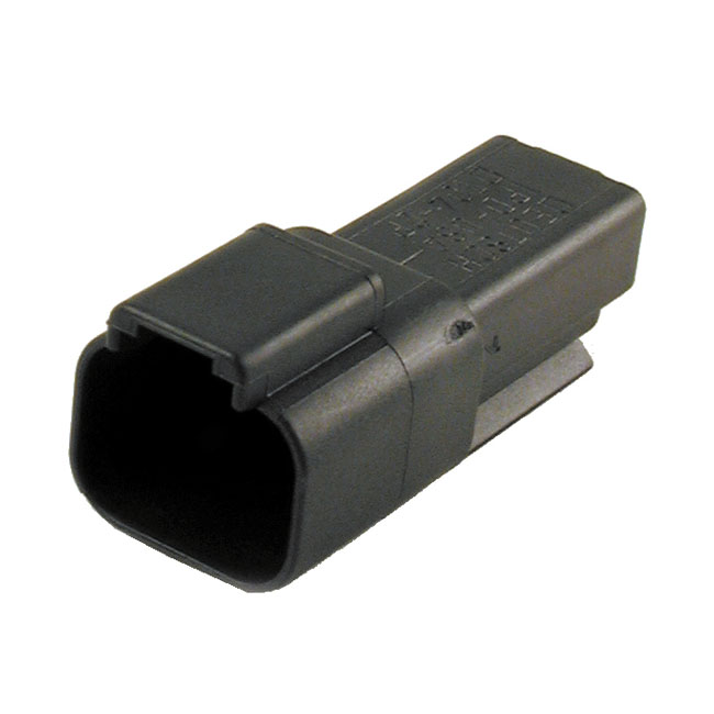 DEUTSCH CONNECTORS. BLACK, RECEPTACLE, 2-PINS, NAMZ,