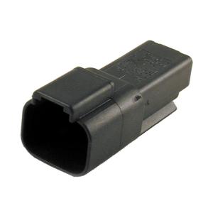 DEUTSCH CONNECTORS. BLACK, RECEPTACLE, 2-PINS, NAMZ,