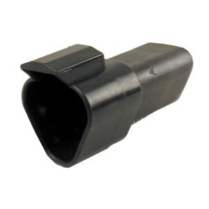 DEUTSCH CONNECTORS. BLACK, RECEPTACLE, 3-PINS, NAMZ,