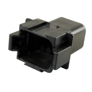 DEUTSCH CONNECTORS. BLACK, RECEPTACLE, 8-PINS, NAMZ,