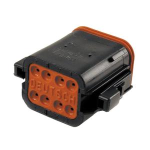 DEUTSCH DT CONNECTORS. BLACK, PLUG HOUSING, 8-PINS, NAMZ,