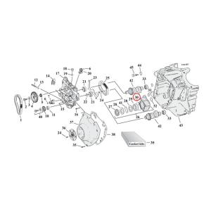 O-RING OIL PUMP HOUSING, COMETIC