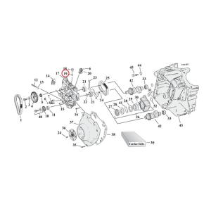 O-RING, CAM SUPPORT PLATE PLUG, COMETIC
