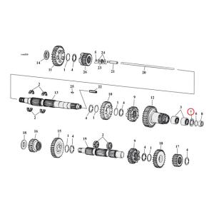 OIL SEAL TRANSMISSION MAINSHAFT 5TH GEAR, COMETIC