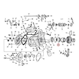 Oil seal transmission mainshaft, Cometic