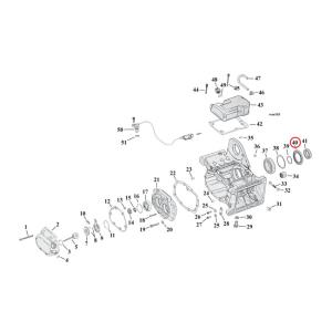 TRANSMISSION MAINSHAFT OIL SEAL, COMETIC