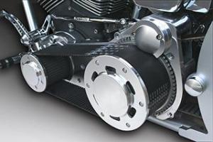 STREET STYLE, 3.35" BELT DRIVE ASSY, POLISHED