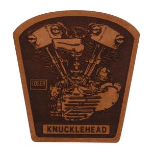 KNUCKLE LEATHER PATCH, LOSER MACHINE