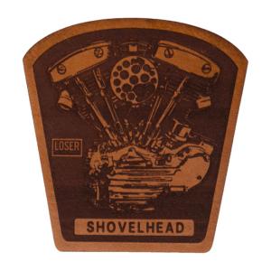 SHOVEL LEATHER PATCH, LOSER MACHINE