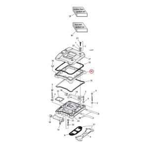 ROCKER COVER, SPACER. CHROME