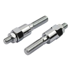 DYNA FRONT TURN SIGNAL RELOCATION KIT. CHROME