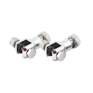 Passenger foot peg stud assembly. Chrome