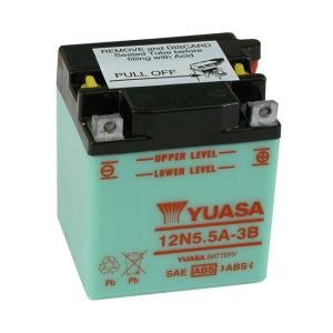 YUASA BATTERY, 12V 5.5A